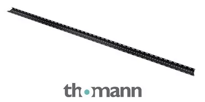 Adam Hall 61552 BLK HD double Rack Strip