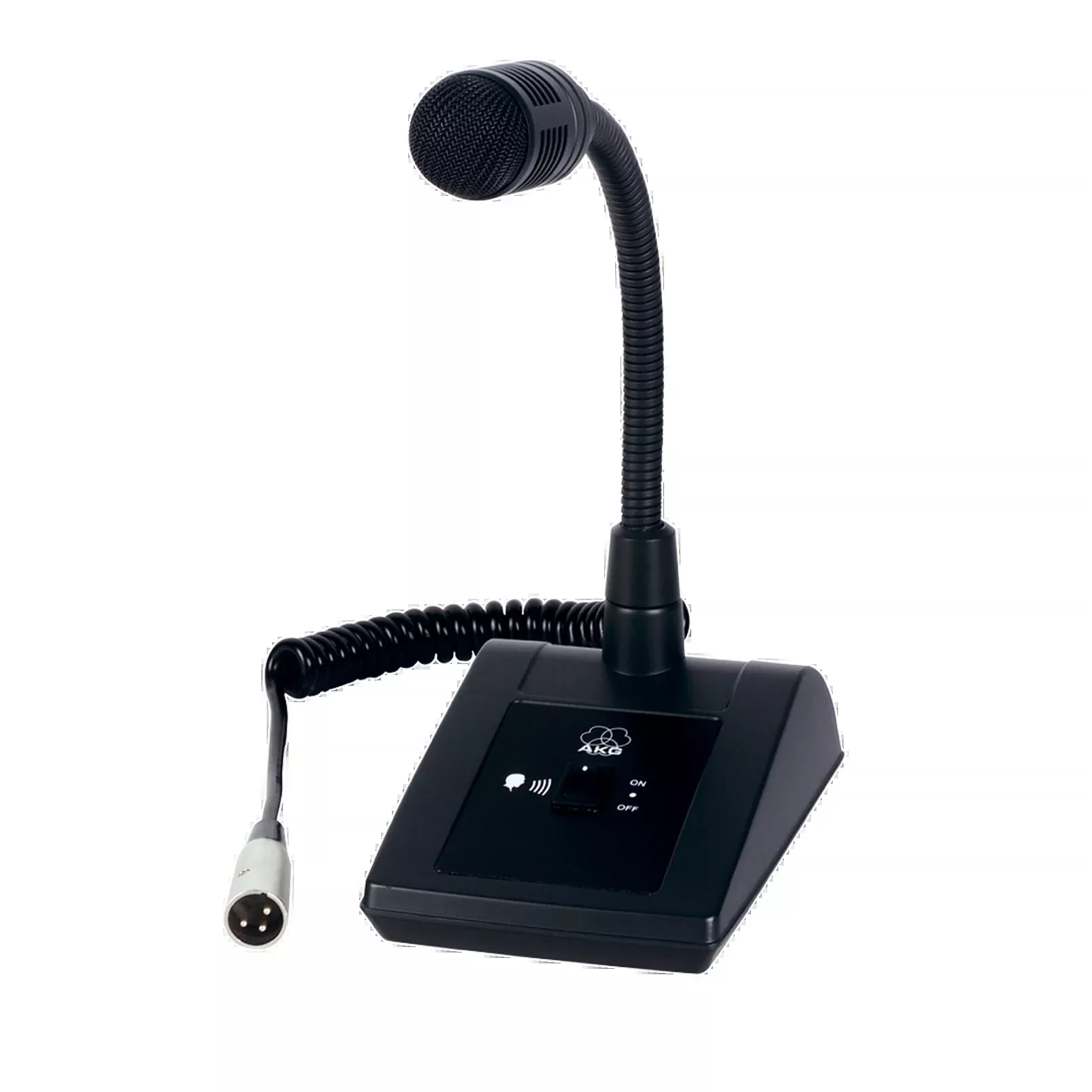 AKG DST99 S, Table Stand, Compact solution, For plug and play, Rugged gooseneck and all-metal body