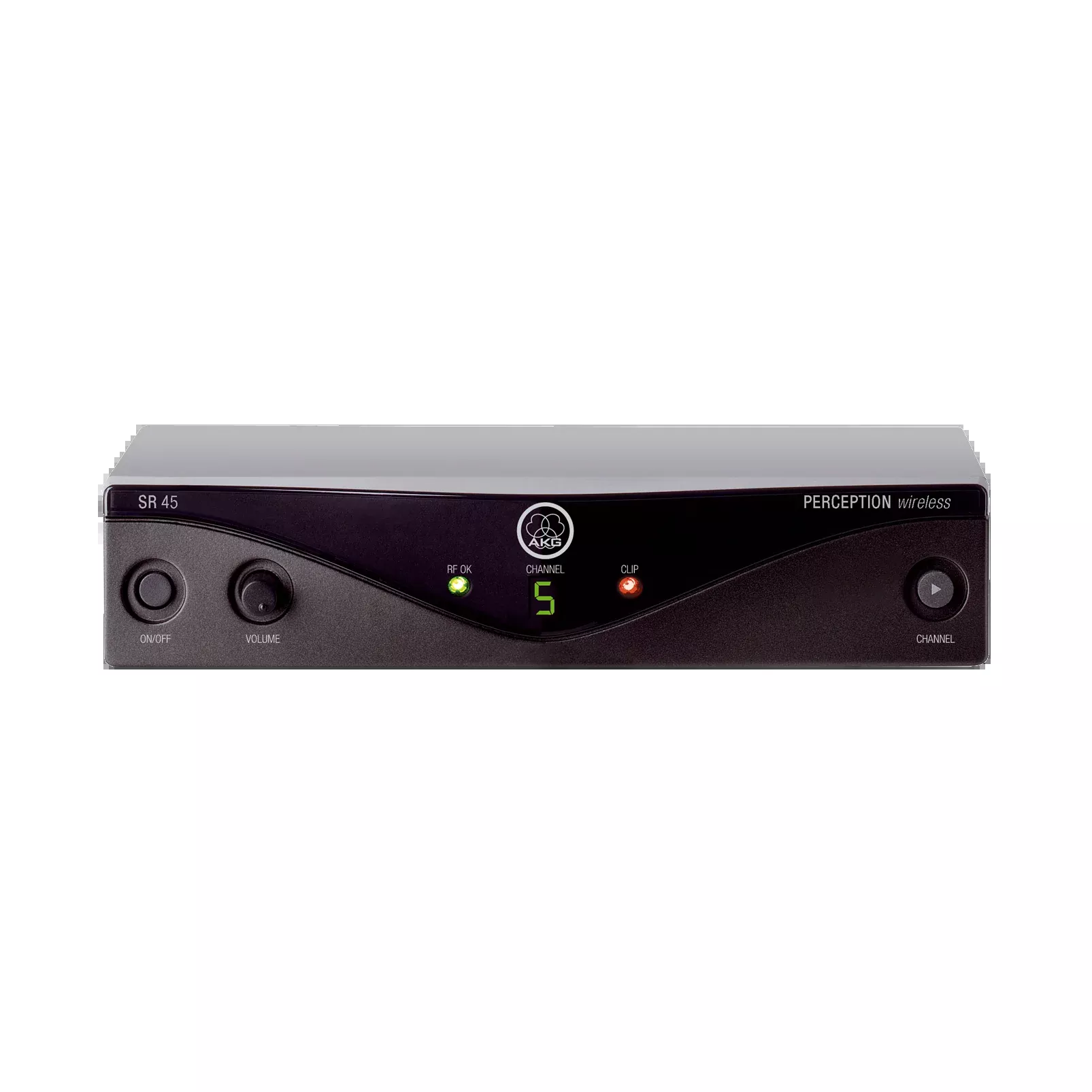 AKG SR45 BD A, Wireless Receiver, 30MHz selection bandwidth, Simultaneous use of up to 6 channels, Professional balanced XLR and ¼" jack output