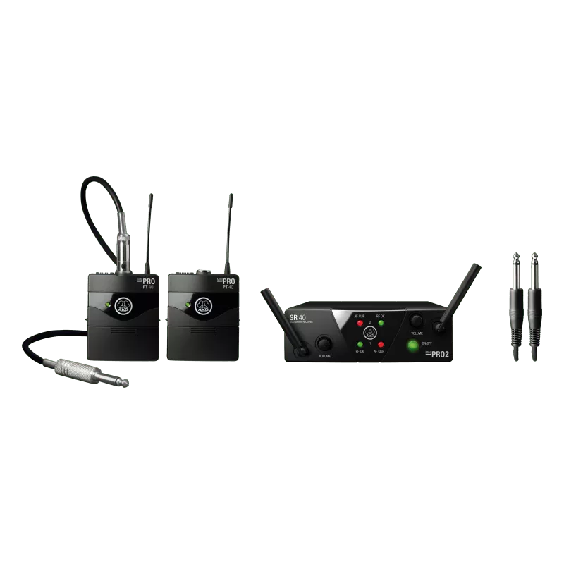 AKG WMS40 Mini Dual Instrumental Set Wireless Microphone System - Band