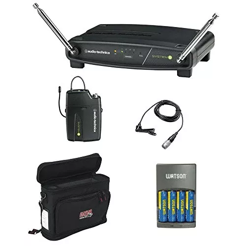 Audio-Technica ATW-901A/L System 9 VHF Wireless Unipak System with an Omnidirectional Lavalier Microphone