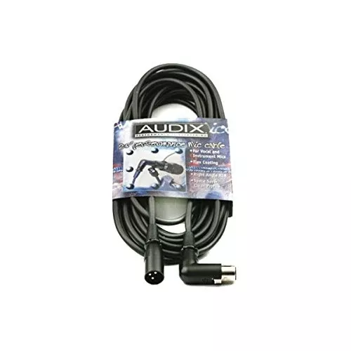 Audix 25 ft XLR to Right Angled XLR Balanced Mic Cable