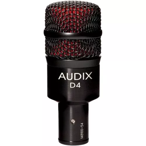 Audix D4 - Hypercardioid Dynamic Drum and Instrument Microphone