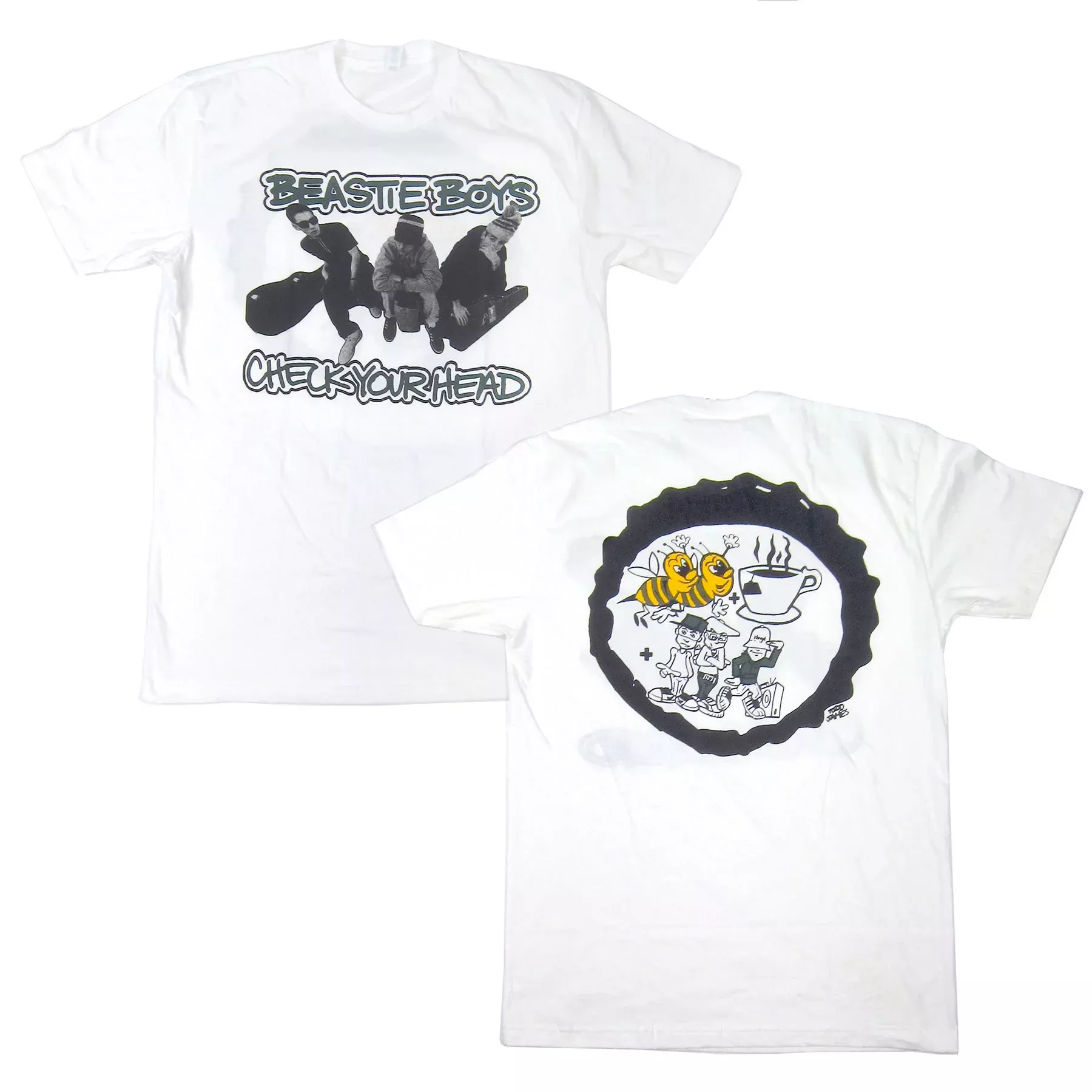 Bees Tea Shirt - White