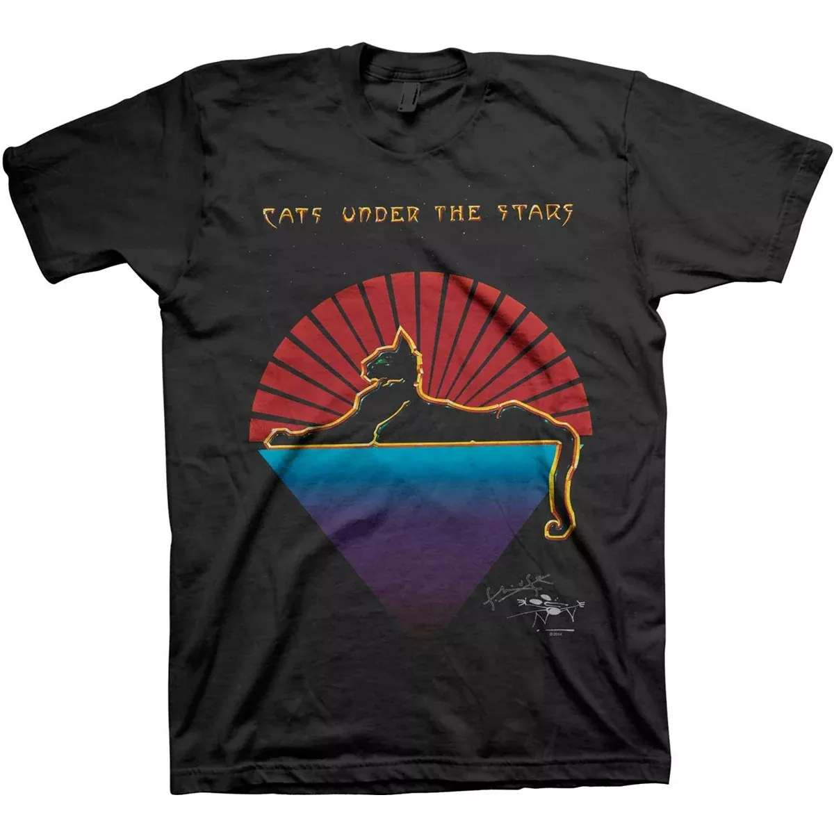 Cats Under The Stars Shirt - Black