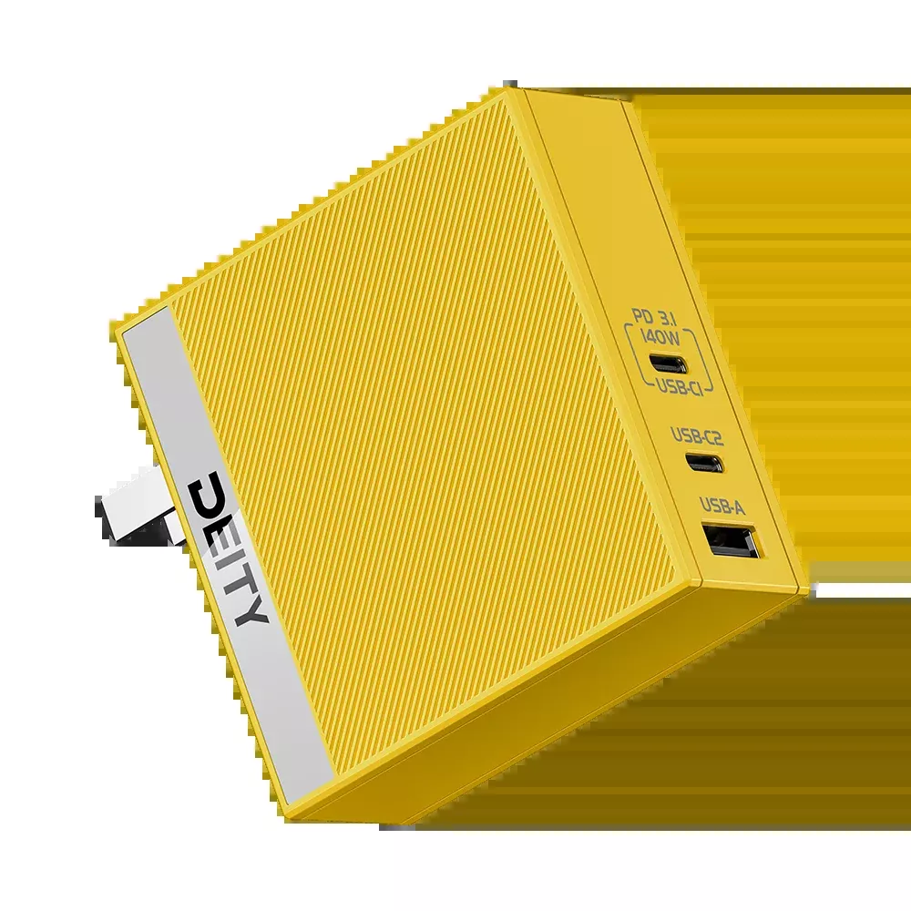 Deity 140W GaN Power Adapter USB-C / Type A (US)