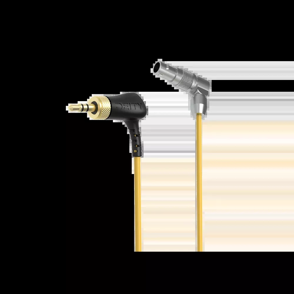 Deity C13 Locking 3.5mm to 5-Pin Right Angle Camera Timecode Cable