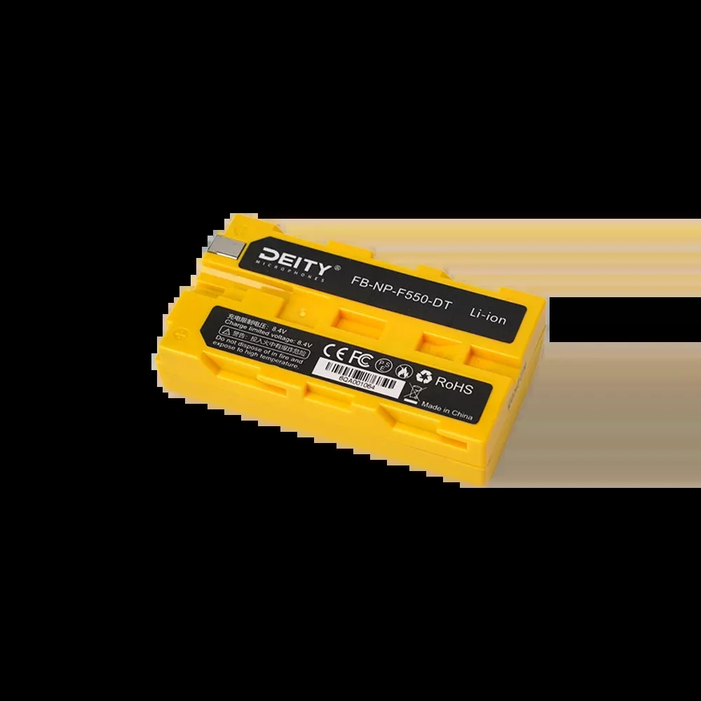 Deity NP-F550 Rechargeable Battery, Power Solution (Sony Compatible)