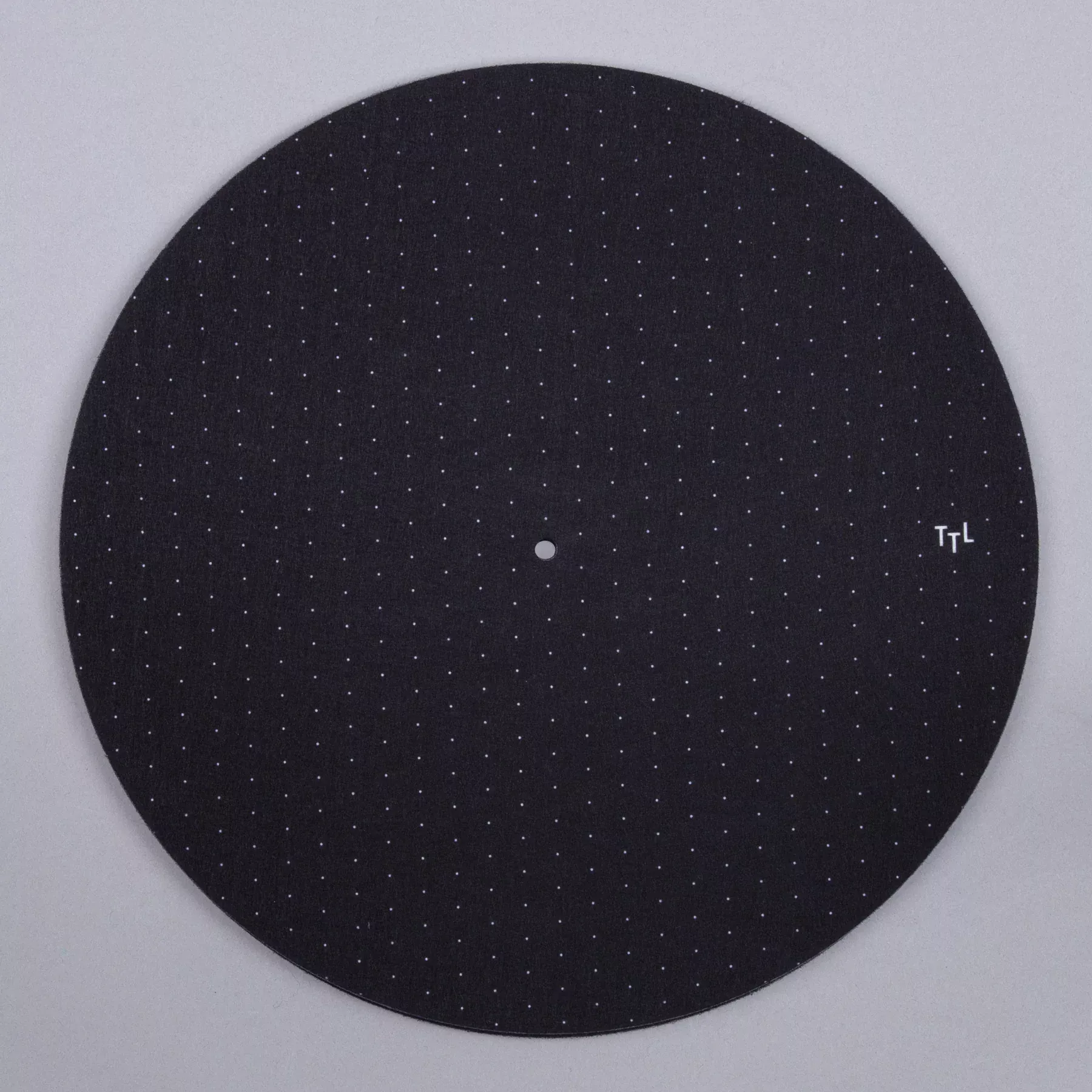 Dot Pattern Slipmat Record Mat - Black