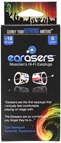 EARasers Musician's HiFi Earplugs (Small)