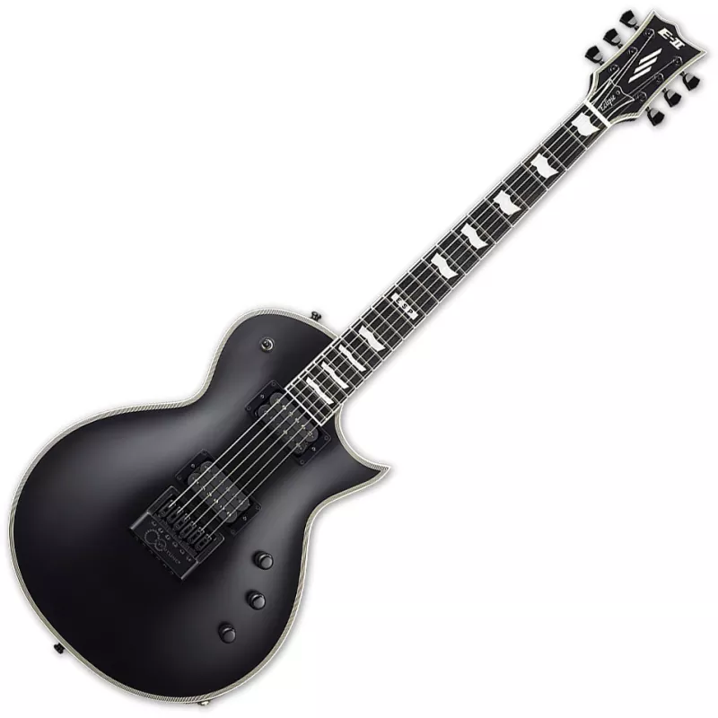 ESP E-II Eclipse Evertune Electric Guitar Black Satin