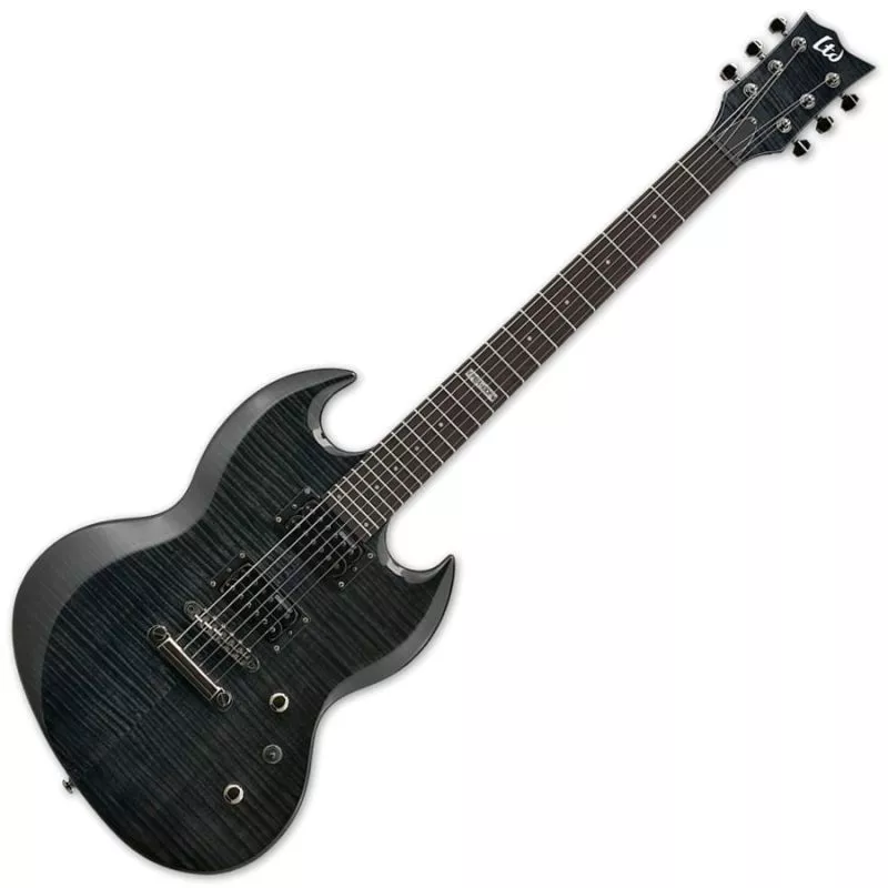 ESP LTD VIPER-100FM Guitar in See-Through Black