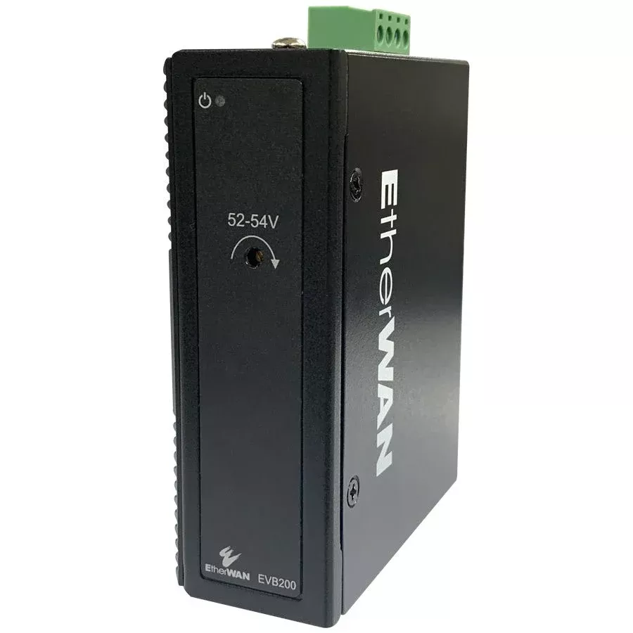 EtherWAN EVB200, Hardened Voltage Booster for PoE Applications