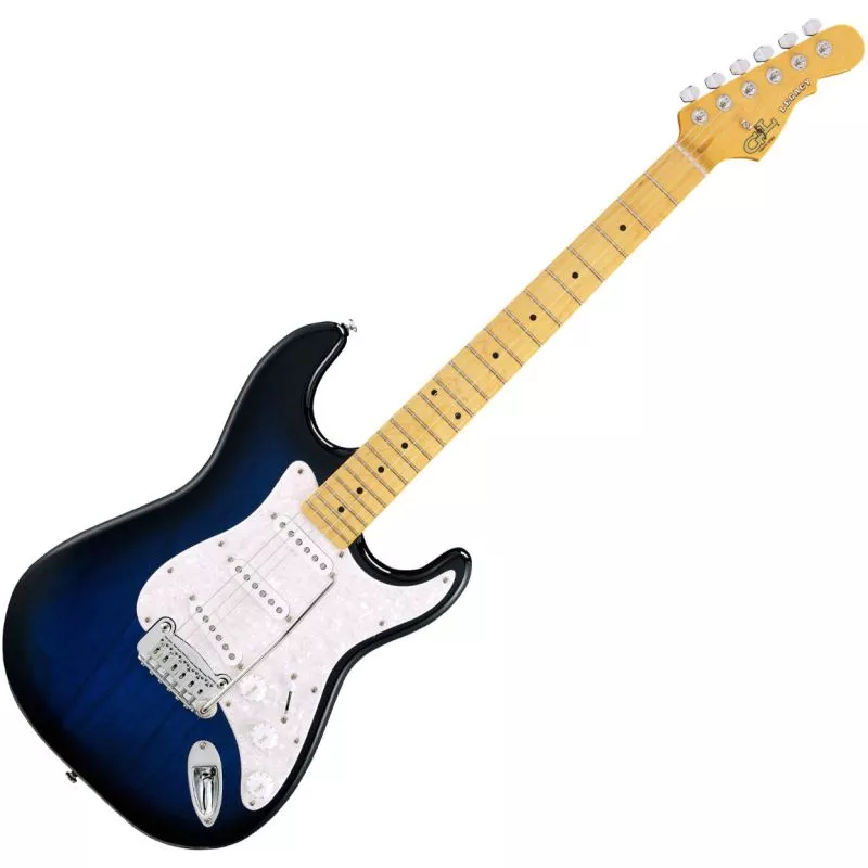 G&L Tribute Legacy Guitar in Blueburst Maple