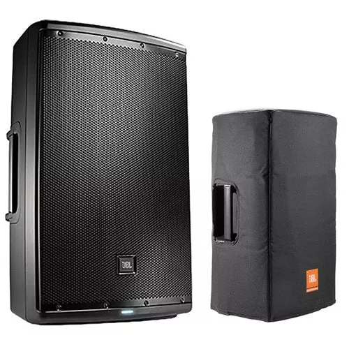 JBL EON615 1000W 15" 2-Way Powered Speaker System With Bluetooth Control with JBL BAGS EON615-CVR Cover for EON615 (Black)