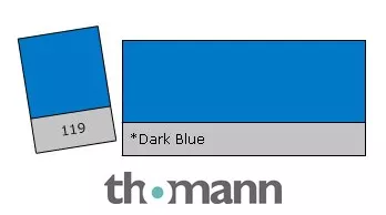 Lee Colour Filter 119 Dark Blue