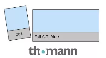 Lee Colour Filter 201 F.C.T. Blue