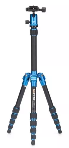 MeFoto Travel Tripod Kit, Blue (A0350Q0B)