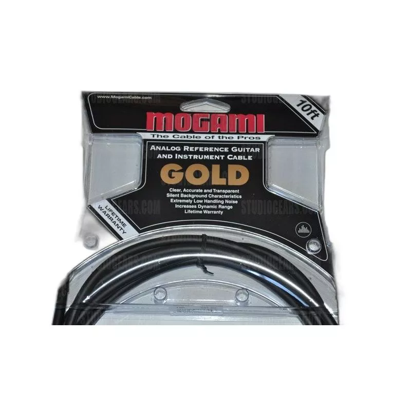 Mogami Gold Instrument Cable 10 ft.