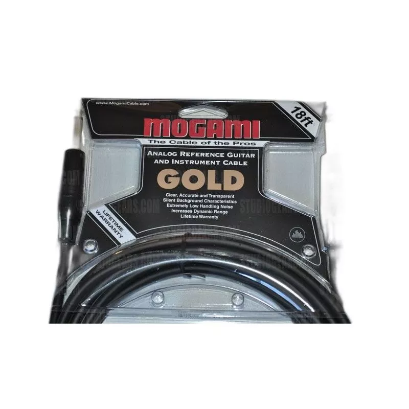 Mogami Gold Instrument Cable 18 ft.