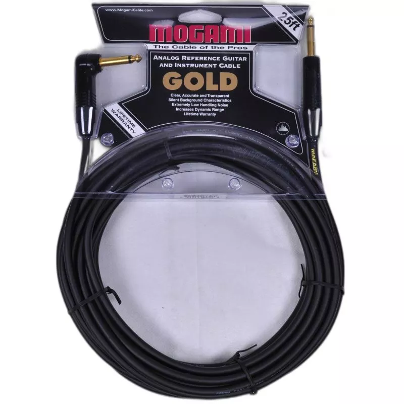 Mogami Gold Instrument R Cable 25 ft.