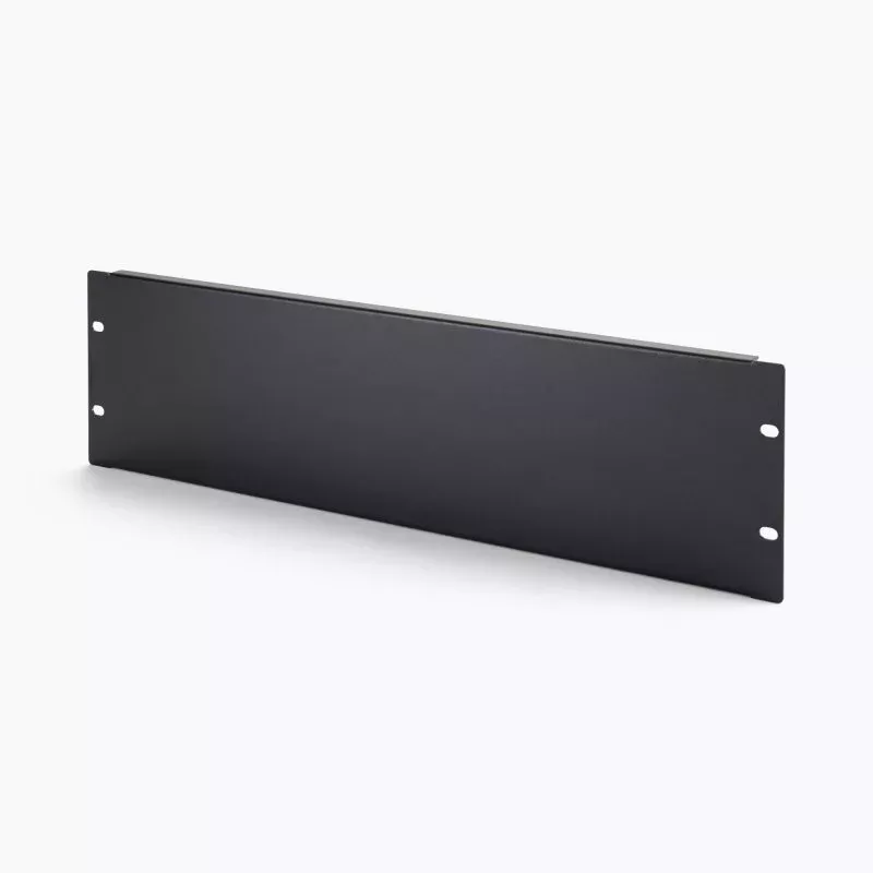 On-Stage RPB3000, 3U Blank Rack Panel, Steel Material, Black, 3U