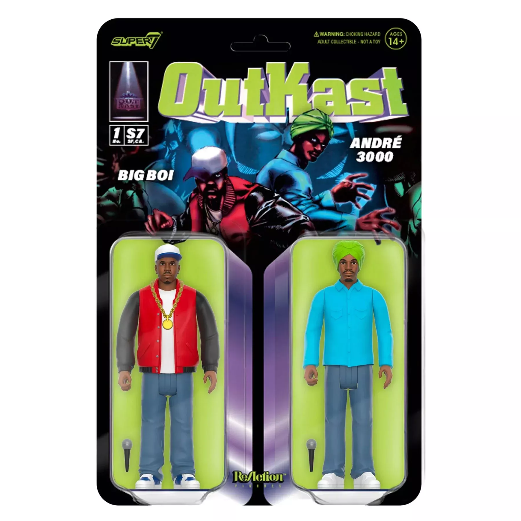 Outkast ReAction Toy Figures Wave 01 - ATLiens