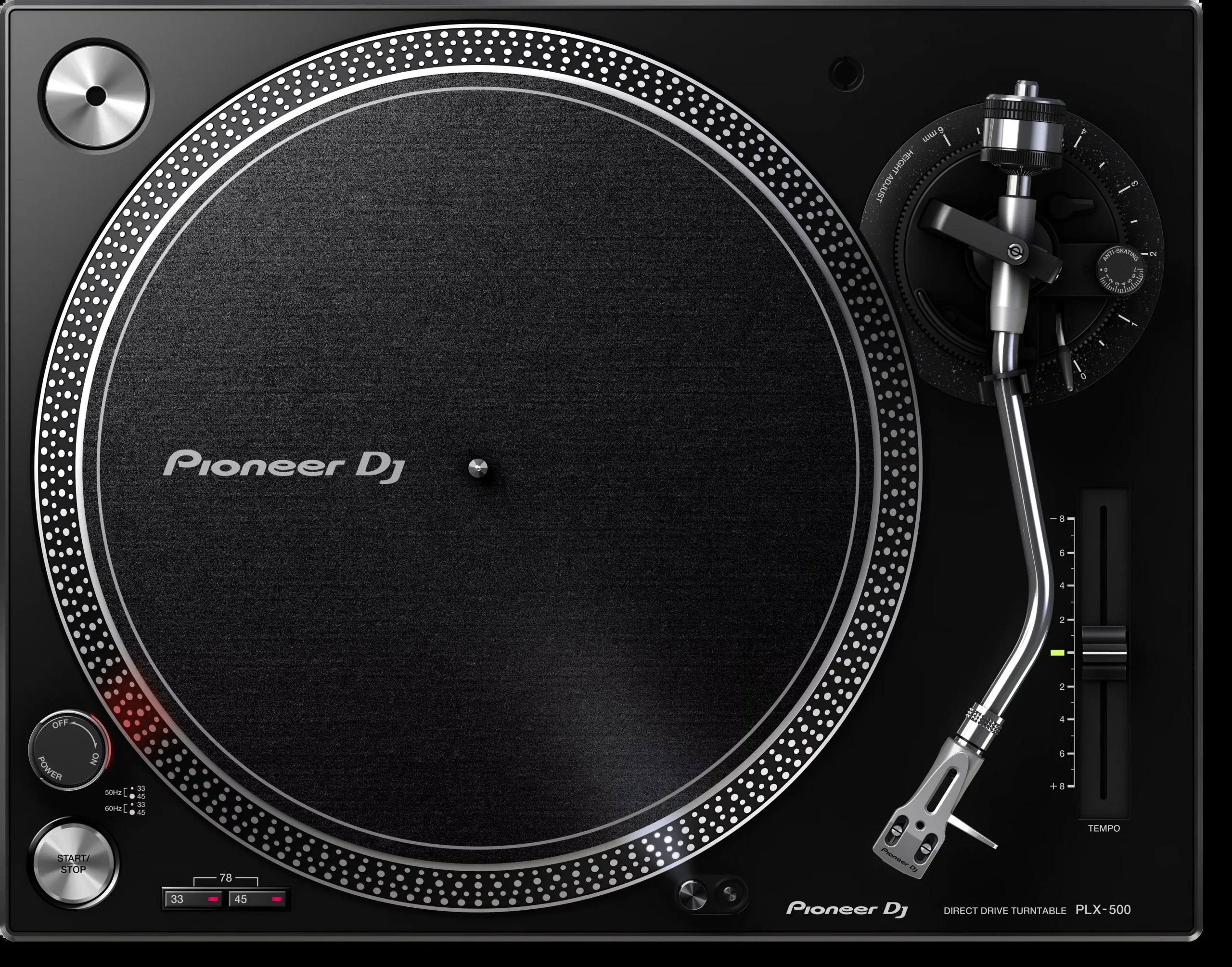 Pioneer DJ - AlphaTheta PLX-500, Direct drive turntable