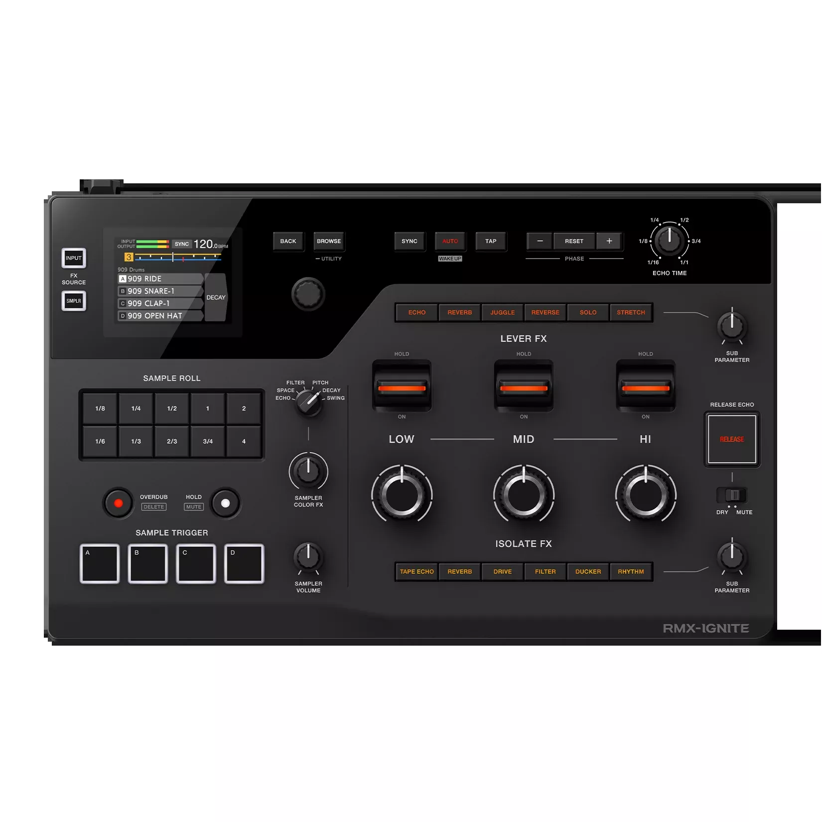 Pioneer DJ - AlphaTheta RMX-IGNITE, DJ effector