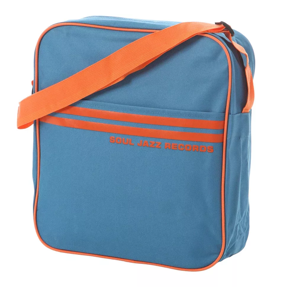 Record Bag 12" - Marine Blue / Orange