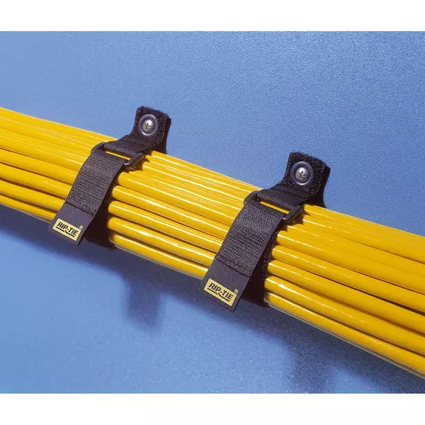 Rip-Tie CinchStrap-EG (1 x 7", 10-Pack, Black)