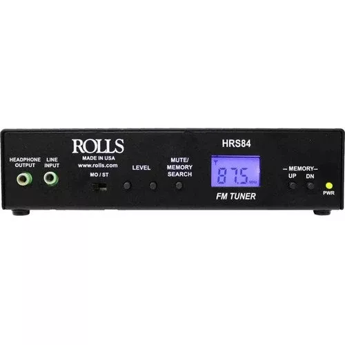 Rolls HRS84 FM Digital Tuner with XLR Outputs