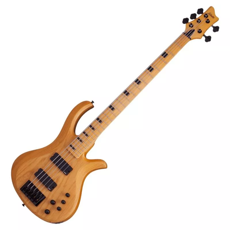 Schecter Riot-5 Session bass in Aged Natural Satin
