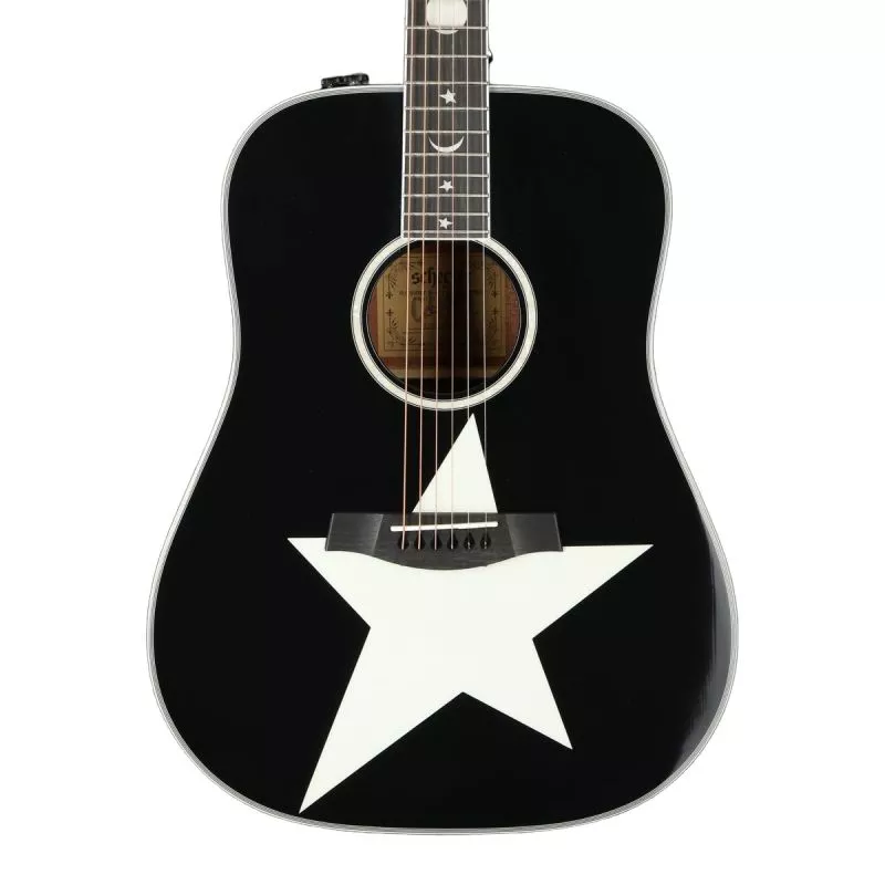 Schecter Robert Smith RS-1000 Stage Acoustic Guitar in Gloss Black