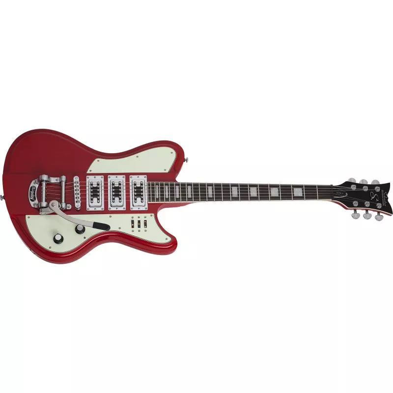Schecter Ultra-III guitar in Vintage Red