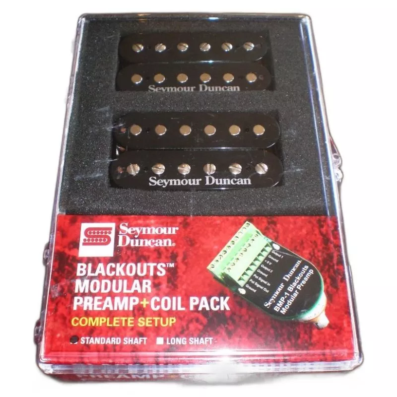 Seymour Duncan AHB-10S Blackouts Modular Preamp Full Set(Black)