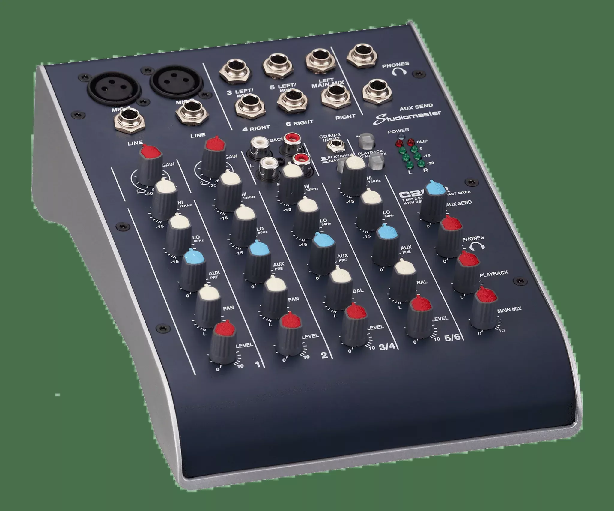 Studiomaster C2S-2 - 2 Channel USB Compact Mixer