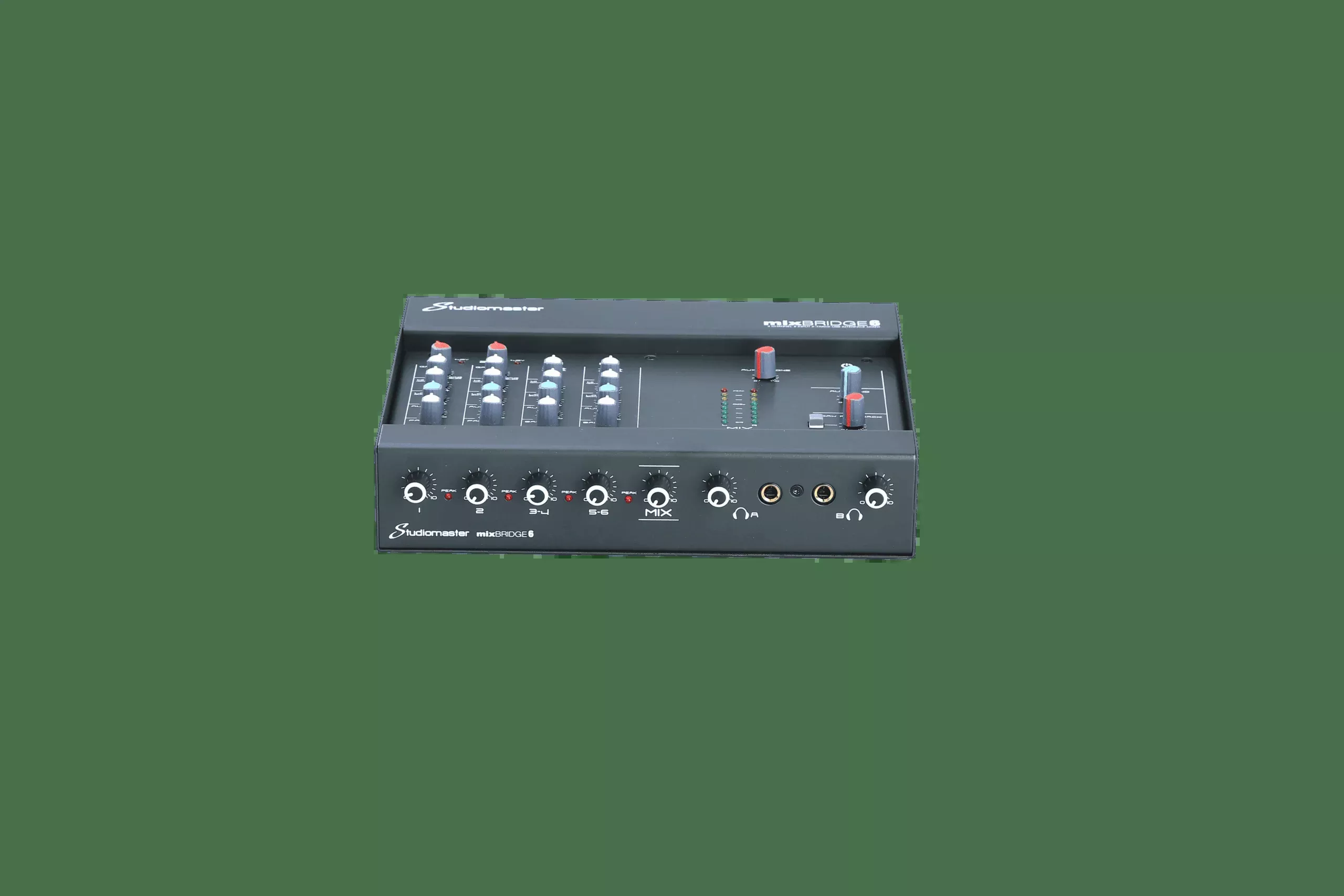 Studiomaster Mixbridge 6 - 6 inputs (2mic/2stereo) with 2 track (stereo) USB recording